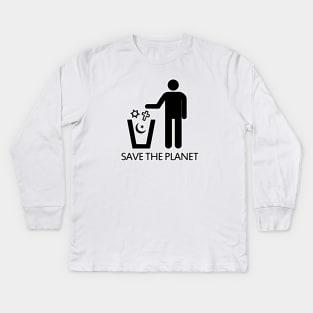 Save The Planet - Religions Kids Long Sleeve T-Shirt